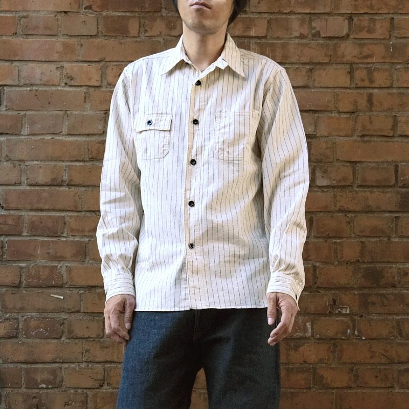 SUGAR CANE ウォバッシュストライプワークシャツused 着用3回ほど