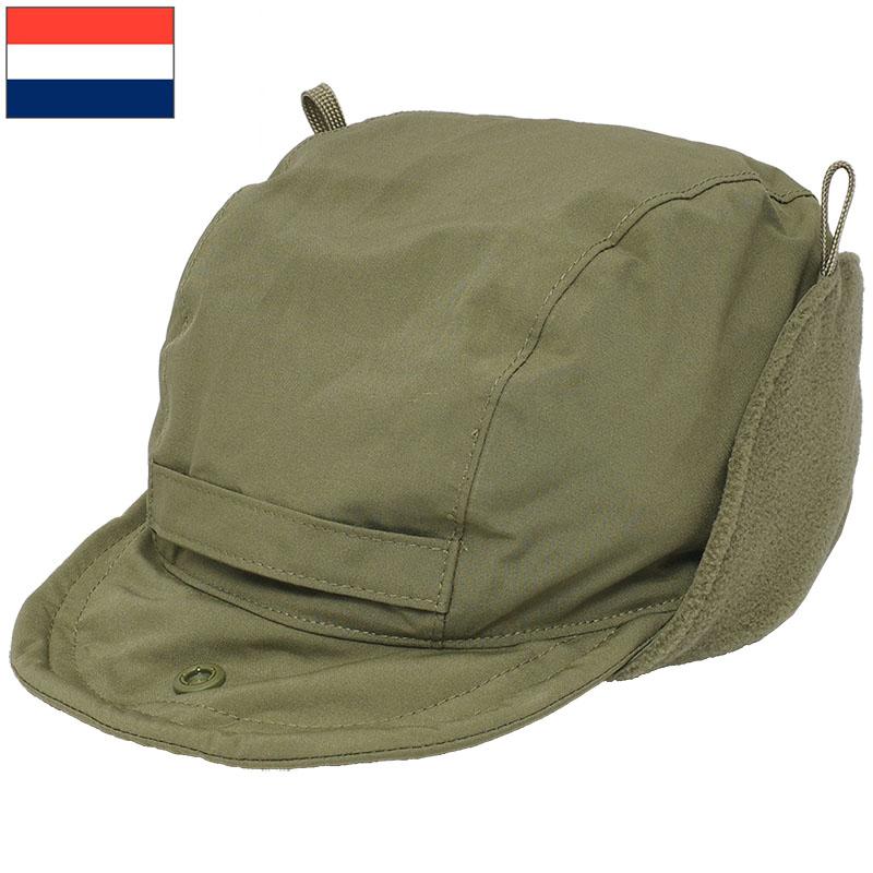 オランダ軍 ソフトシェルキャップ USED HC080UN ウインターキャップ