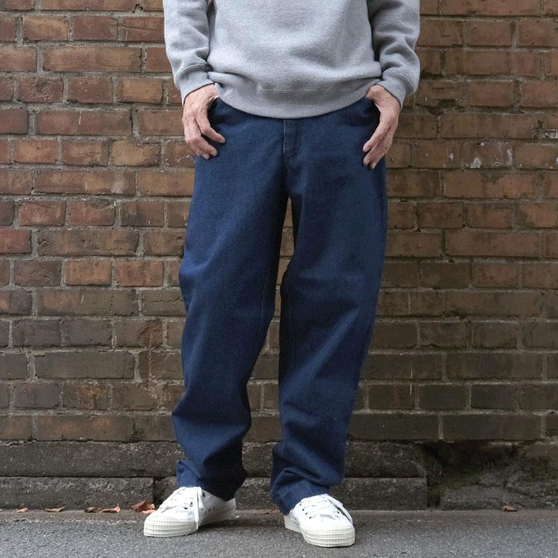 REMIXデニムストレートパンツ USED NAVY イタリア軍 MM デニムパンツ 5PK デッドストック PP362NN 海軍 NAVY