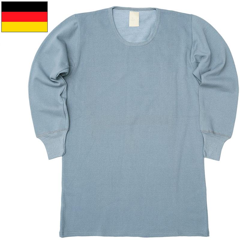 ドイツ軍 マリーン スウェットシャツ ブルー デッドストック 日焼け