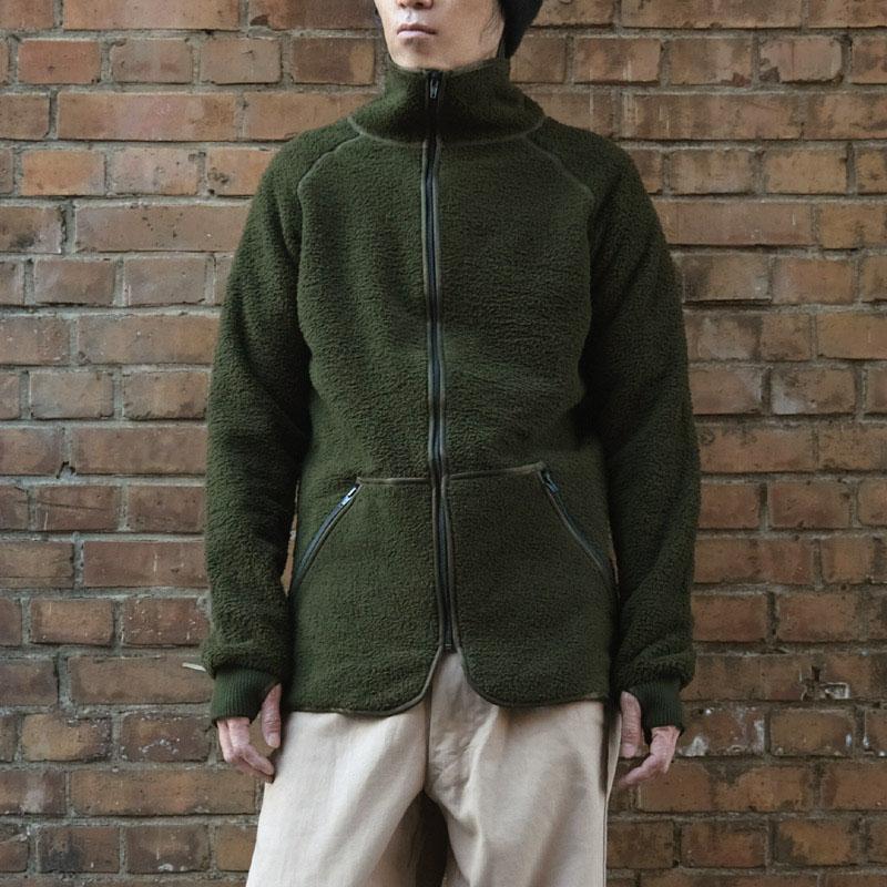 オランダ軍 フリースジャケット グリーン NEWタイプ USED オランダ軍 フリースジャケット グリーン NEWタイプ USED