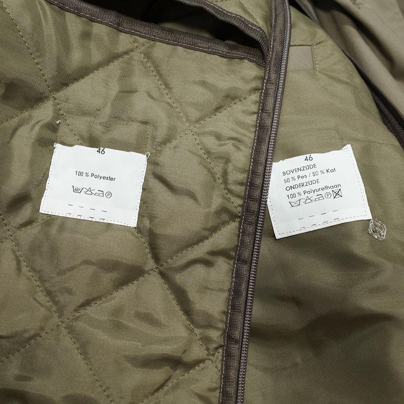 新品　NOLLEY'S LIGHT トレンチコート　ライナー付き　カーキ　40 オランダ軍 トレンチコート カーキ ライナー付き デッドストック