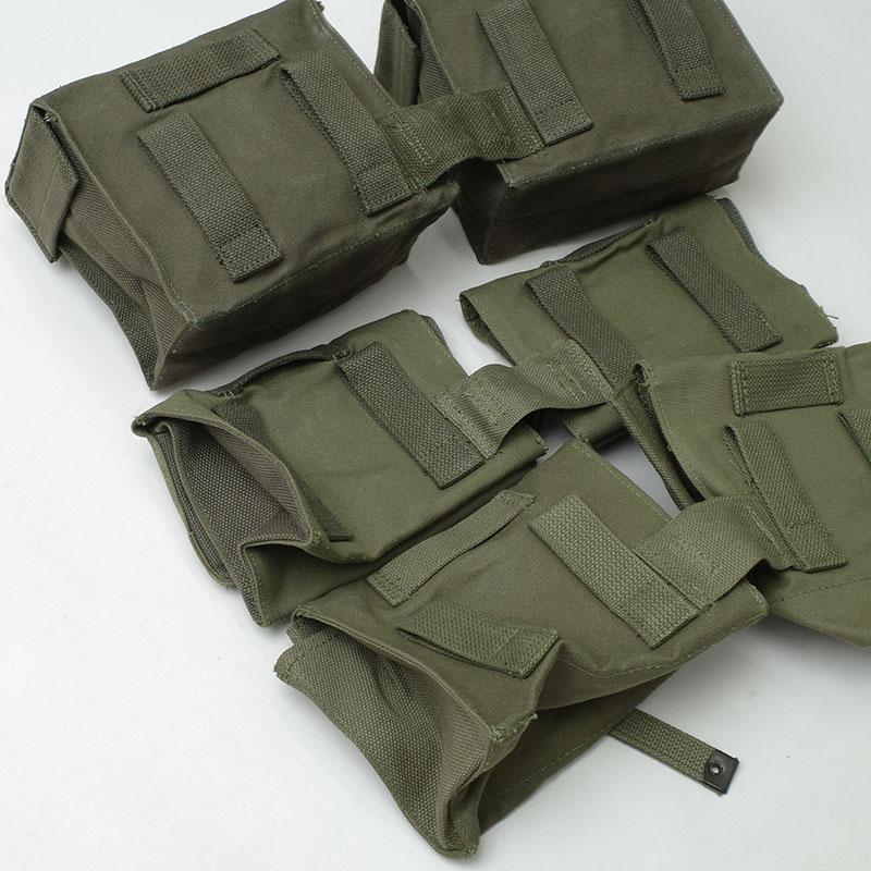 オランダ軍 キャンバス ベルトポーチ ダブル デッドストック