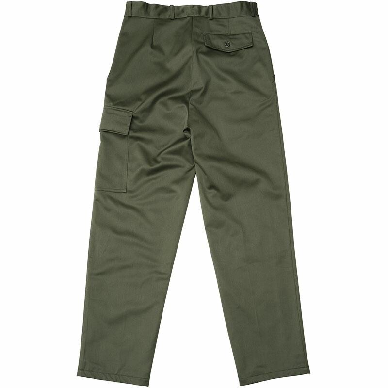 ベルギー軍カーゴパンツ ベルギー軍 フィールドパンツ カーゴポケット付き オリーブ
