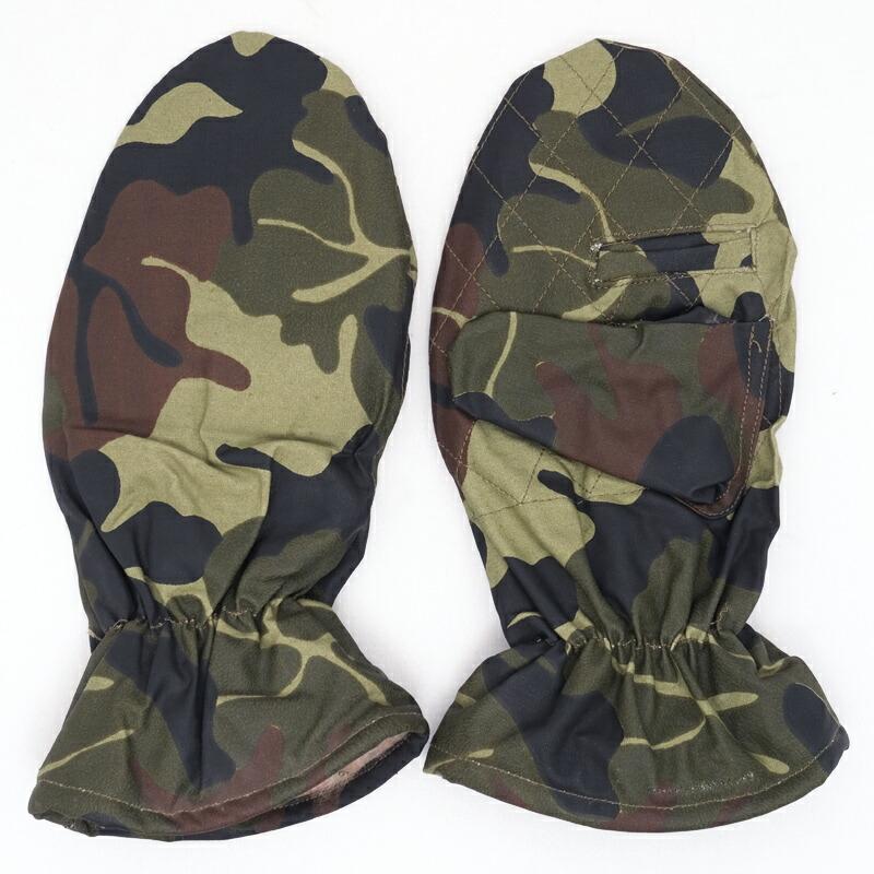 1点ならメール便可 ルーマニア軍 コットン ミトングローブ M90