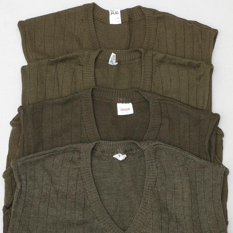 チェコ軍 M85 Vネック ウール ニットベスト デッドストック JW074NN