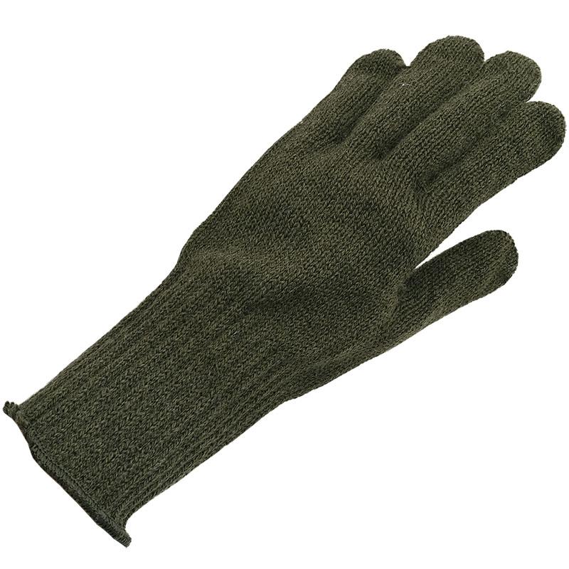 1点ならメール便可 米軍 ウールグローブ オリーブ デッドストック