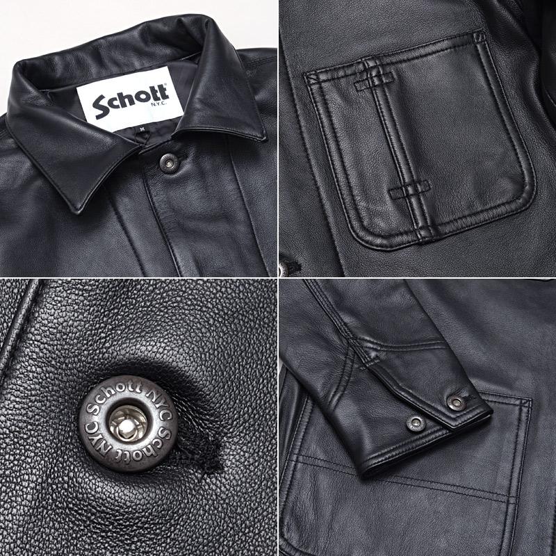 Schott N.Y.C ショット #7823950079(3111050) ラムレザー Schott N.Y.C ショット #7823950079(3111050) ラムレザー