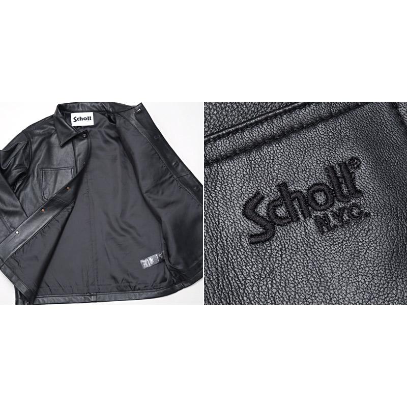 Schott N.Y.C ショット #7823950079(3111050) ラムレザー Schott N.Y.C ショット #7823950079(3111050) ラムレザー