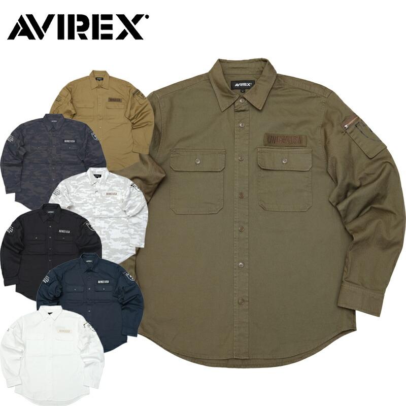 AVIREX アビレックス #7833920001 長袖 ベーシック ファティーグ