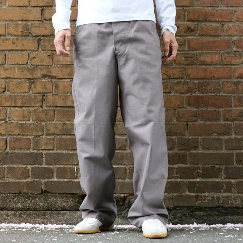デンマーク軍 ワークパンツ HBT グレー デッドストック PP405UN ロング