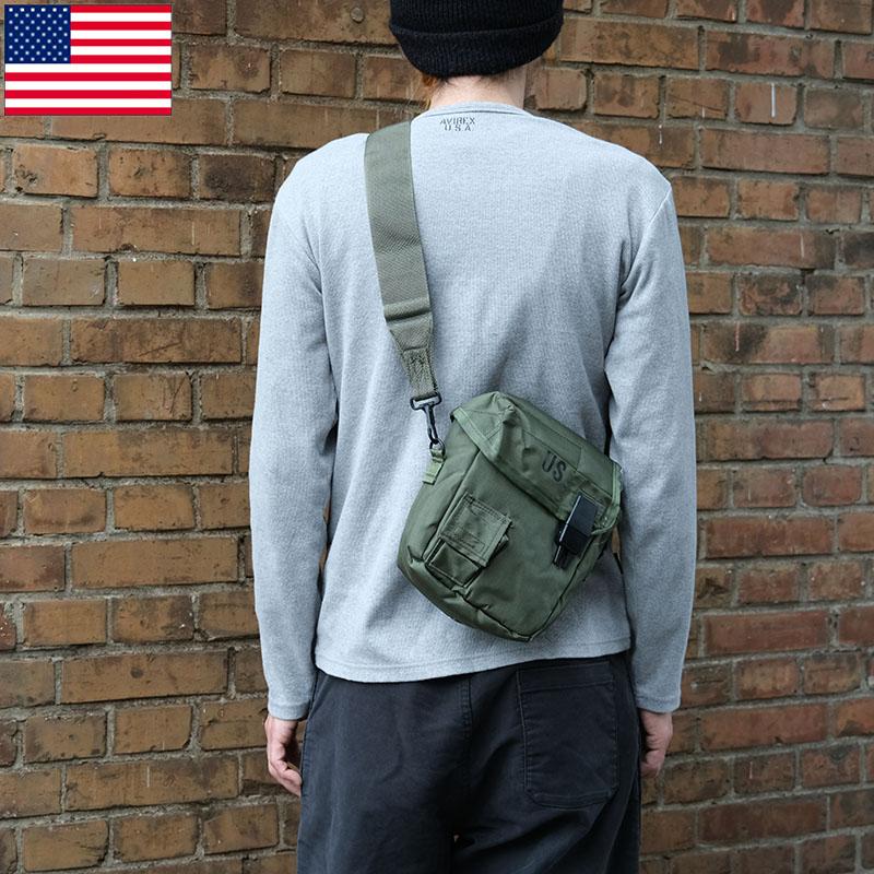 アメリカ軍　 2クォート・キャンティーン＆カバー 米軍 2QT キャンティーンカバー ショルダーバッグ ナイロン