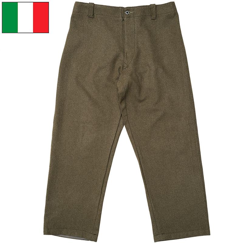 イタリア軍 ホスピタル ウールパンツ オリーブ デッドストック