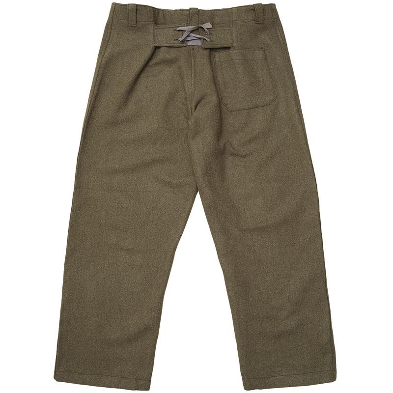 イタリア軍　ホスピタルジャケット/パンツ　セットアップ　ミリタリー　ウールパンツ 楽天市場】イタリア軍 ホスピタル ウールパンツ ブラウン デッド