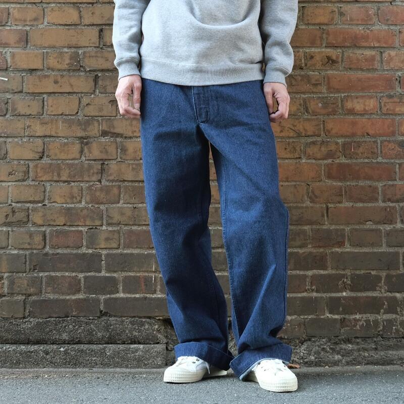 イタリア軍 MM デニムパンツ オールドスタイル 2PK USED PP363NN 海軍