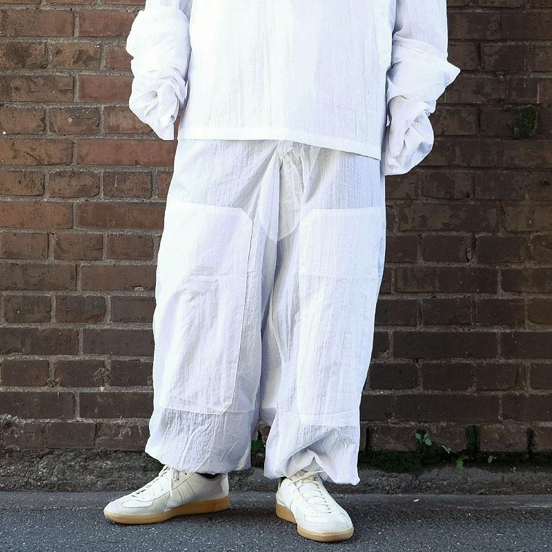 チェコ軍 スノーカモパンツ ナイロン ホワイト デッドストック