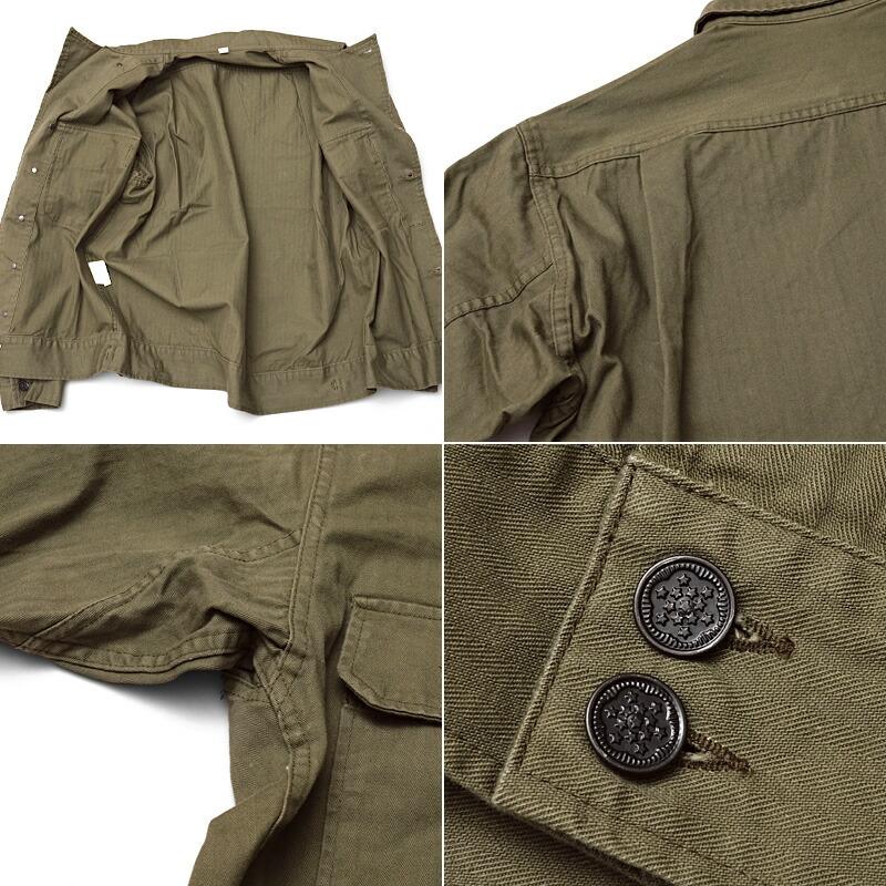 YMCLKY 米軍タイプ M-41 HBTジャケット JJ317YN メンズ 男性 YMCLKY 米軍タイプ M-41 HBTジャケット JJ317YN メンズ 男性