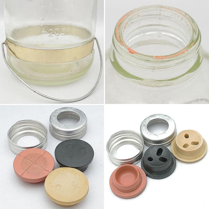 チェコ軍 ガラスボトル 600ml デッドストック EE794NN 容器 ガラス瓶