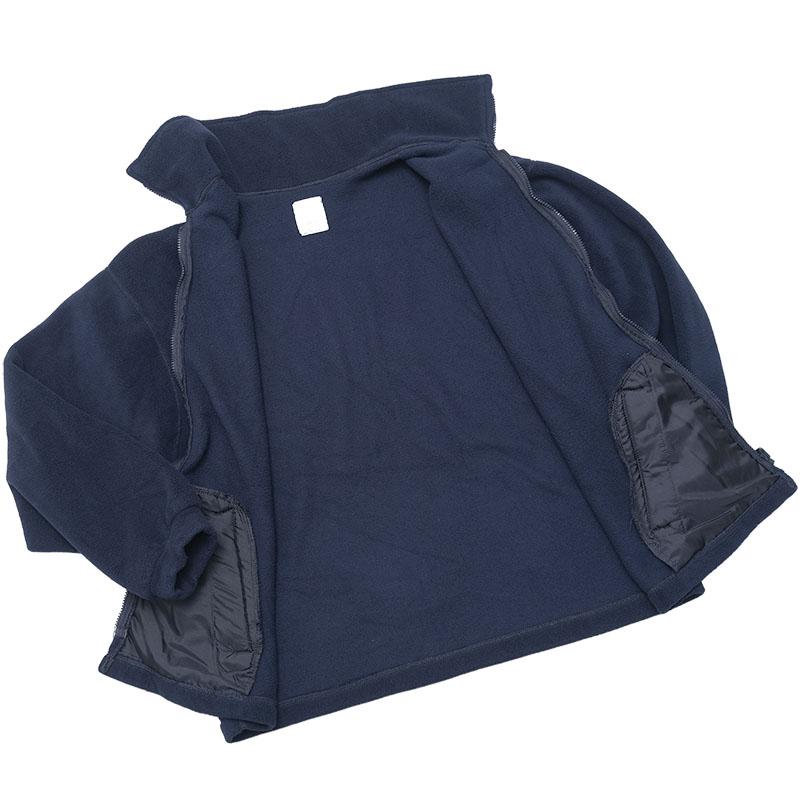 フランス軍 フリースジャケット ネイビー USED JJ344UN フランス軍 フリースジャケット ネイビー USED JJ344UN