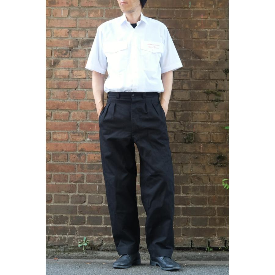 イギリス ファイヤーマン カッターシャツ 半袖 ホワイト デッド