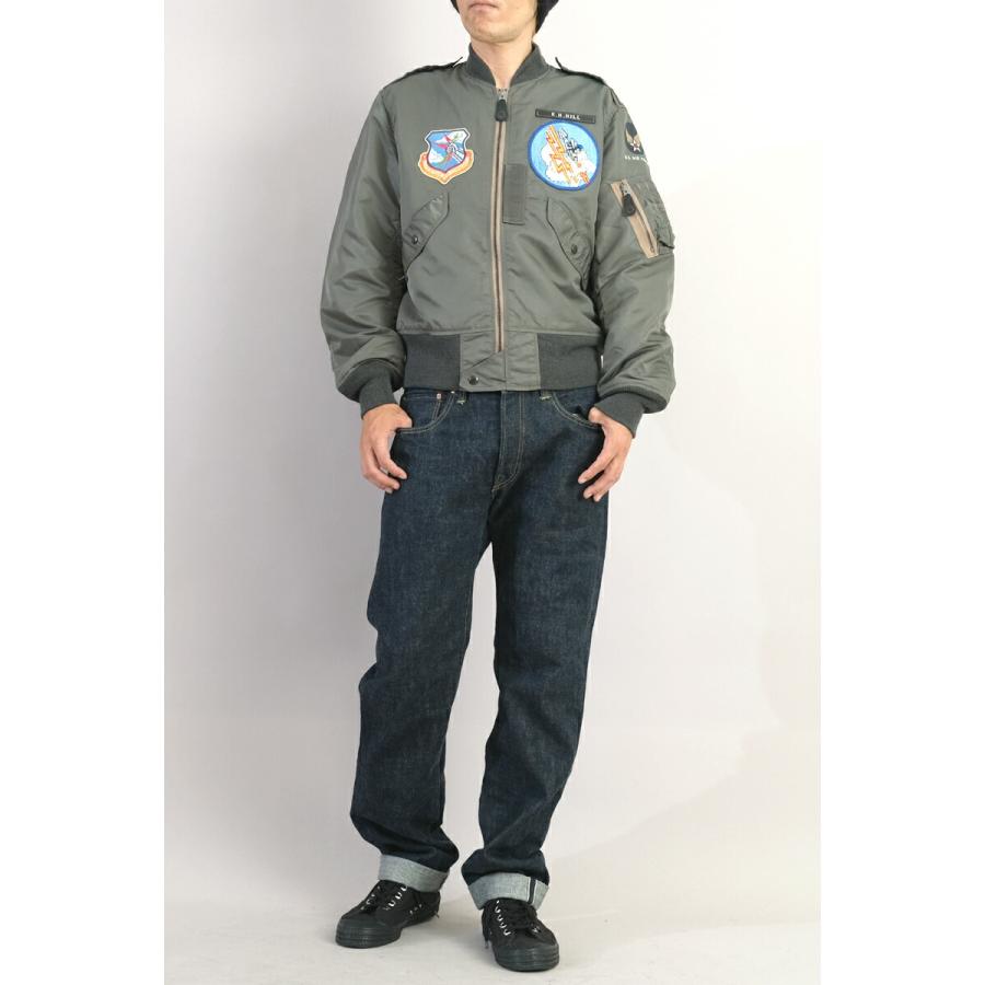 ノベルティープレゼント BUZZ RICKSON'S バズリクソンズ #BR15318 L-2B フライトジャケット SKYLINE CLOTHING『2nd BOMB. Sq.』 L2B アウター ブルゾン メンズ｜seabees｜03