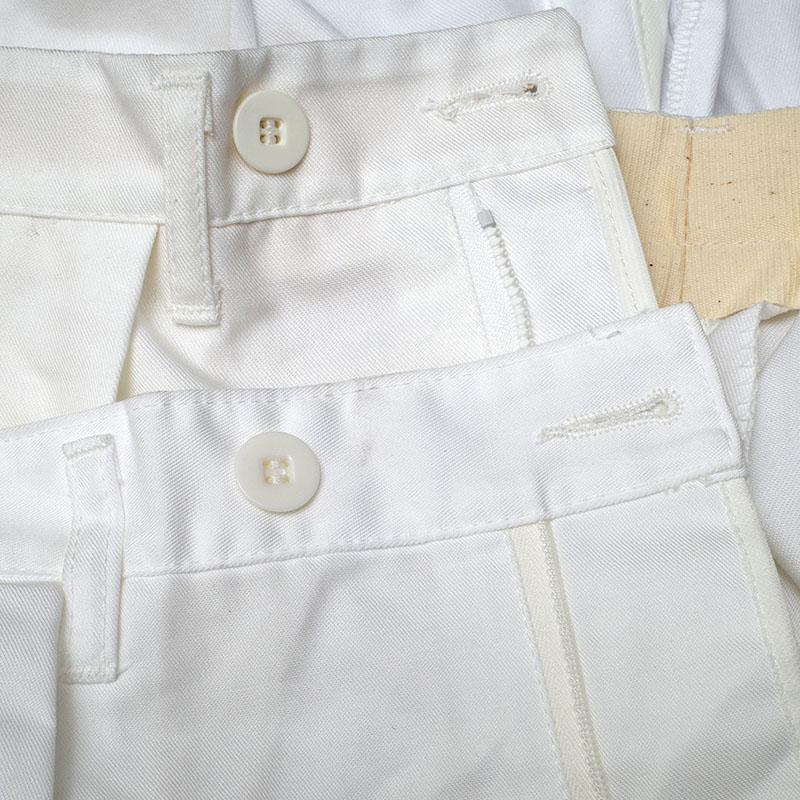 スウェーデン軍 ドレスパンツ ホワイト デッドストック PP413NN SWD