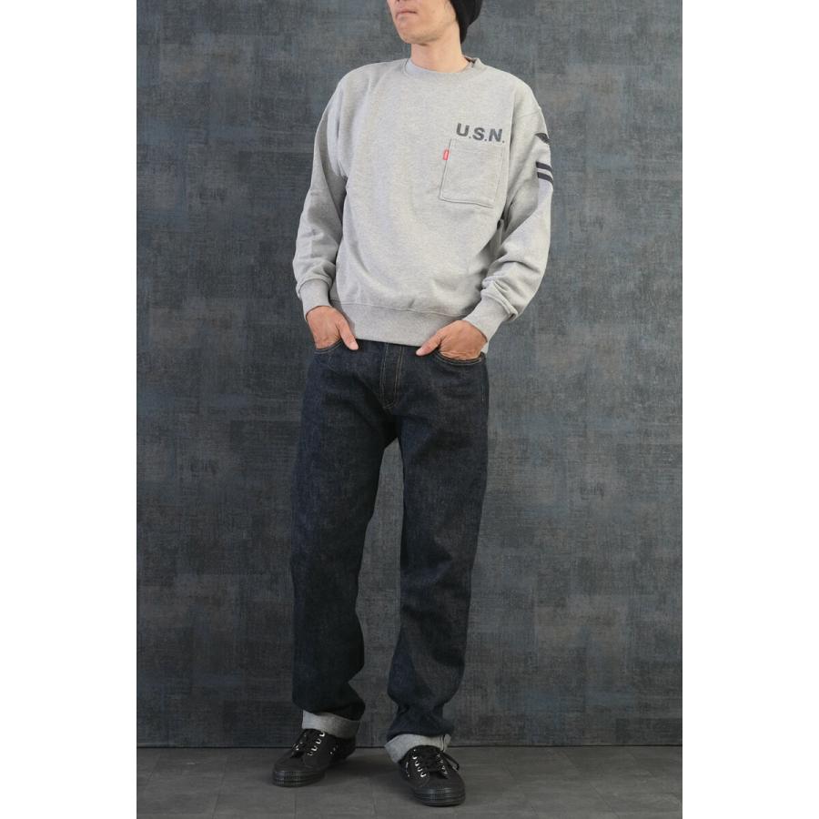 AVIREX アビレックス #7833932005 長袖 ネイバル クルーネック AVIREX アビレックス #7833932005 長袖 ネイバル クルーネック