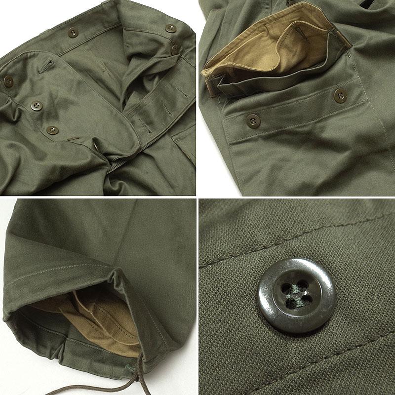 フランス軍 M64 フィールドパンツ オリーブ 【サイズ68・76 フランス軍 M64 フィールドパンツ オリーブ 【サイズ68・76