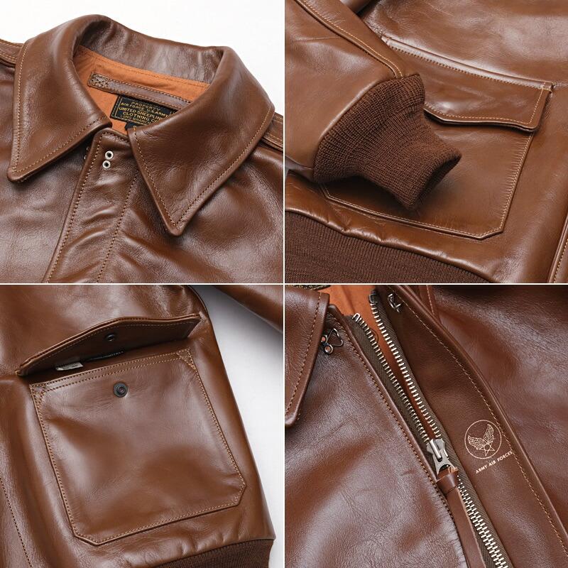 新品未使用！ BUZZ RICKSONS バズリクソンズ #BR80633 A-2 フライト ジャケット『UNITED SHEEP LINED CLOTHING CO. ORDER No. 42-18777-P』 A2 メンズ 男性 アウター 【JSB2413132834】(87120円)