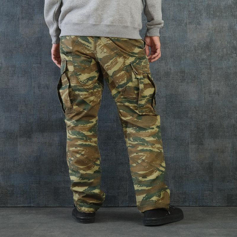 ギリシャ軍 フィールド カーゴパンツ リップストップ リザードカモ