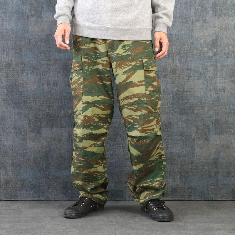 ギリシャ軍 フィールド カーゴパンツ ツイル リザードカモ USED