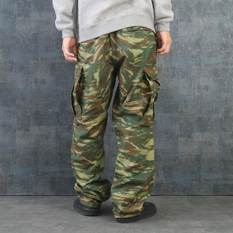 ギリシャ軍 フィールド カーゴパンツ ツイル リザードカモ USED