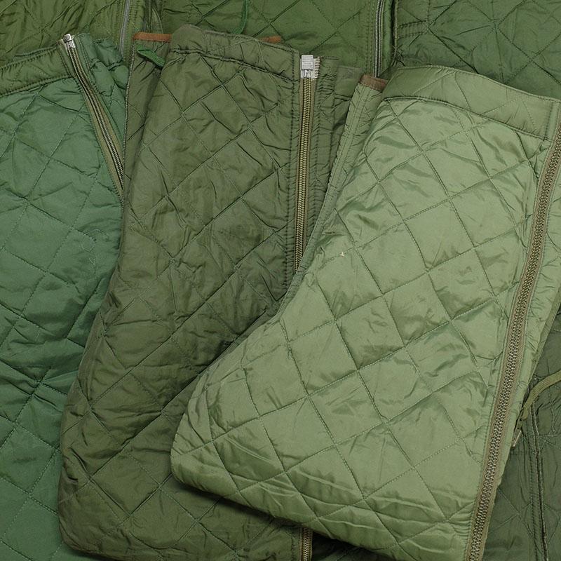 イギリス軍 キルティング ライナーパンツ グリーン USED PP421NN 英軍