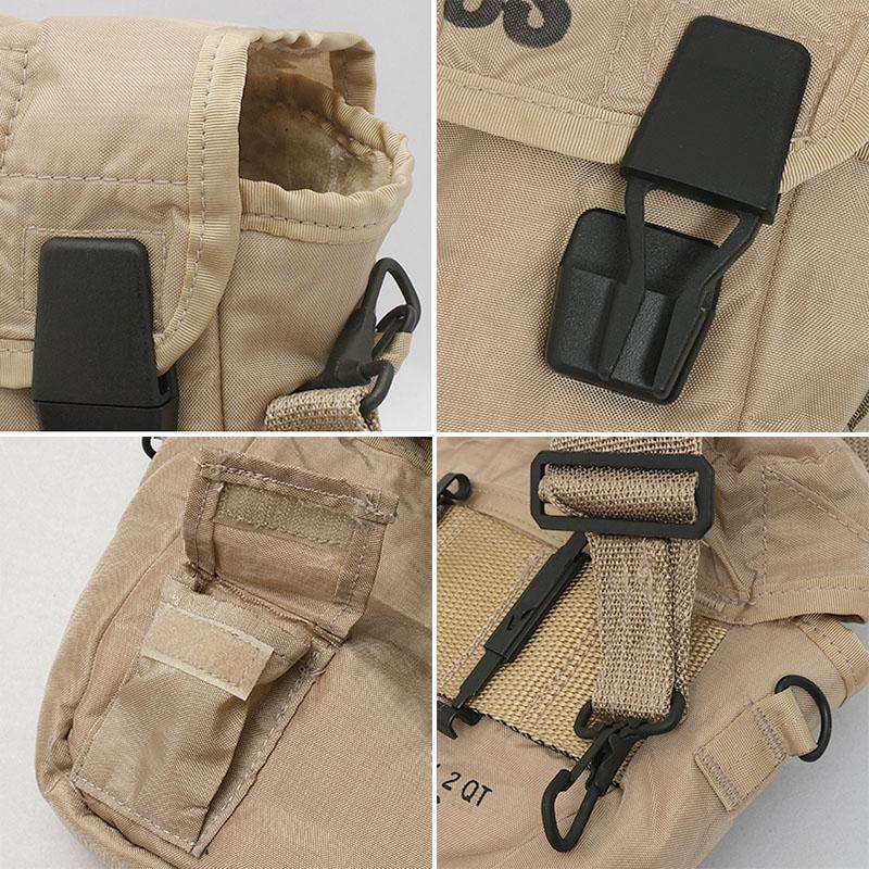 米軍 2QT キャンティーンカバー ショルダーバッグ ナイロン タン
