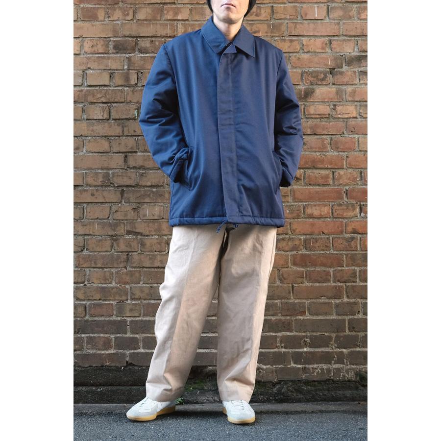 ドイツ軍 ウィンター ハーフコート 中綿入り ネイビー デッドストック