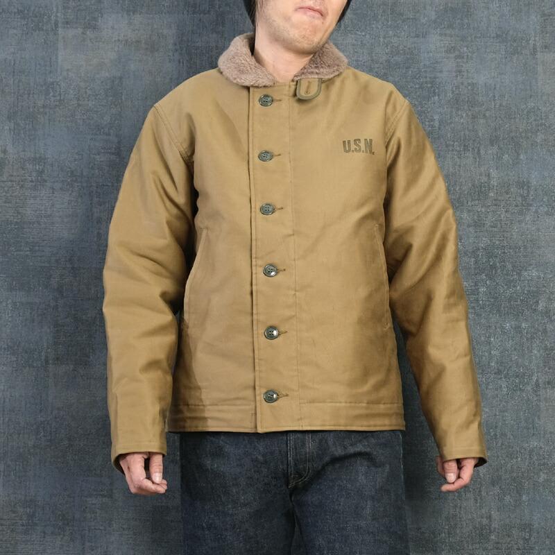 NAVY DEPARTMENT U.S.N N1 N-1デッキジャケット カーキ