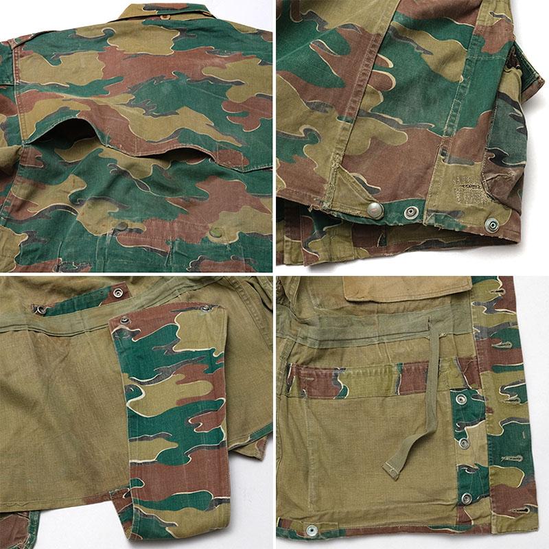 ベルギー軍 50s デニソンスモック ジャケット ジグソーカモ ベルギー軍 50s デニソンスモック ジャケット ジグソーカモ