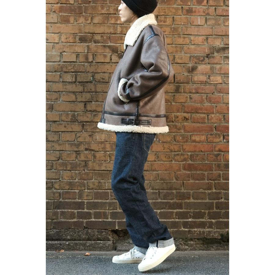 DIESEL 裏フェイクムートン ミリタリー MA-1 ジャケット DIESEL 裏フェイクムートン ミリタリー MA-1 ジャケット