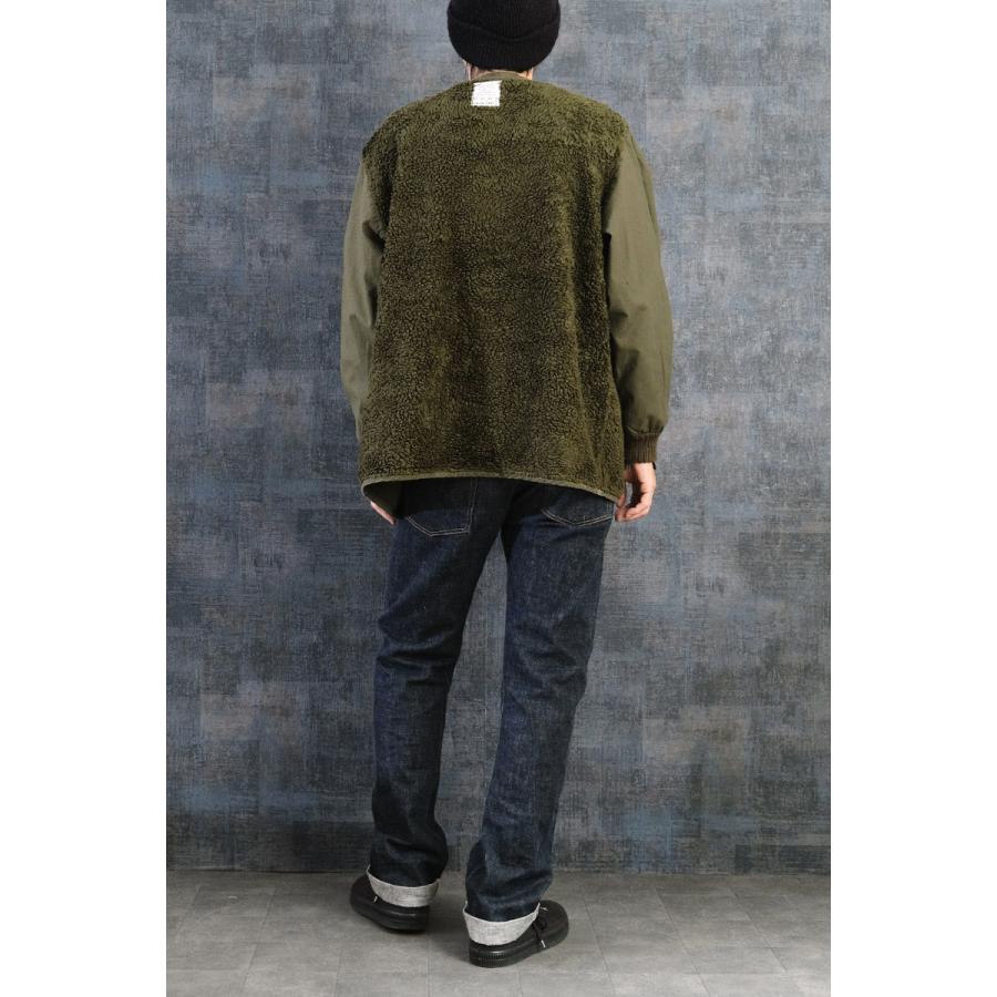 オランダ軍 ボア コートライナー オリーブ USED JC087UN KL ライニング