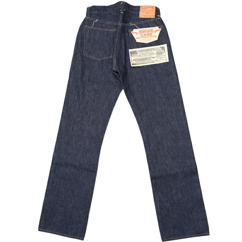 ノベルティープレゼント SUGAR CANE シュガーケーン #SC49007 SUGAR CANE Super “Denim” Collectibles #07 13.5ozブルーデニムパンツ ウエストオーバーオール｜seabees｜05