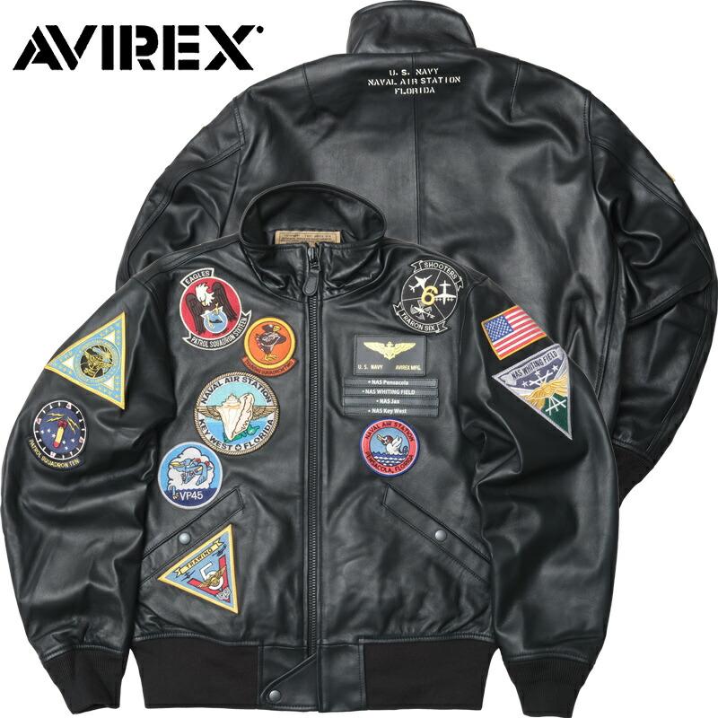 AVIREX アビレックス スタンドカラー　ジャケット AVIREX アヴィレックス STAND FULL ZIP JACKET U.S. FLAG