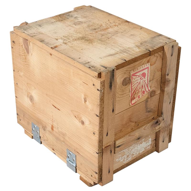イタリア軍 BOMBE ILLUMINANTI ウッドボックス USED BX197UN 木箱 弾薬箱 照明弾 砲弾 アンモボックス アムニッション アミニッション アーモ AMMO コンテナ_1