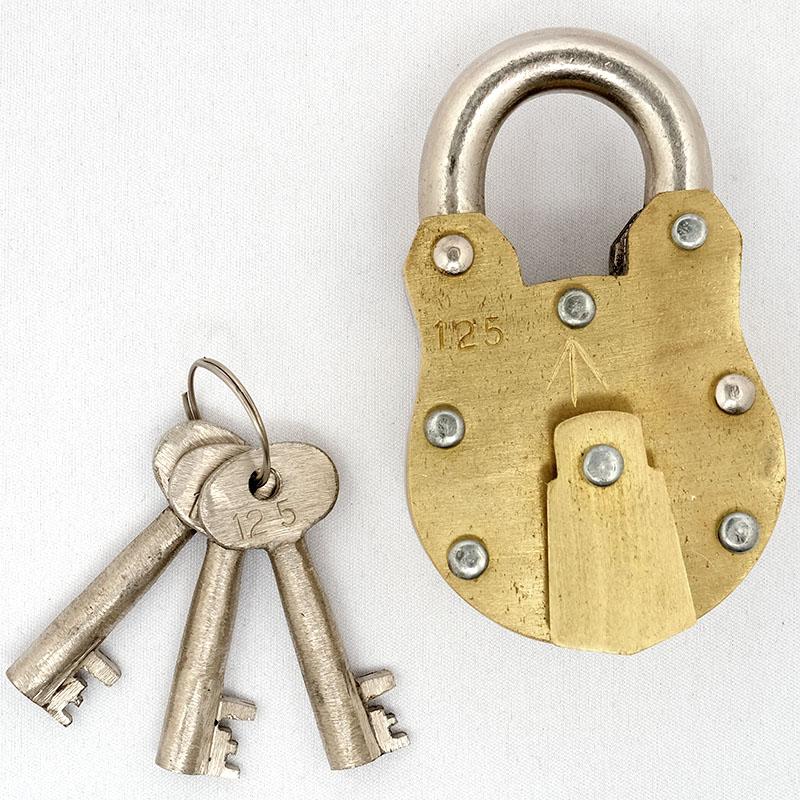 YMCLKY イギリス軍タイプ 南京錠 デッドストック EE826NN 英国 UK