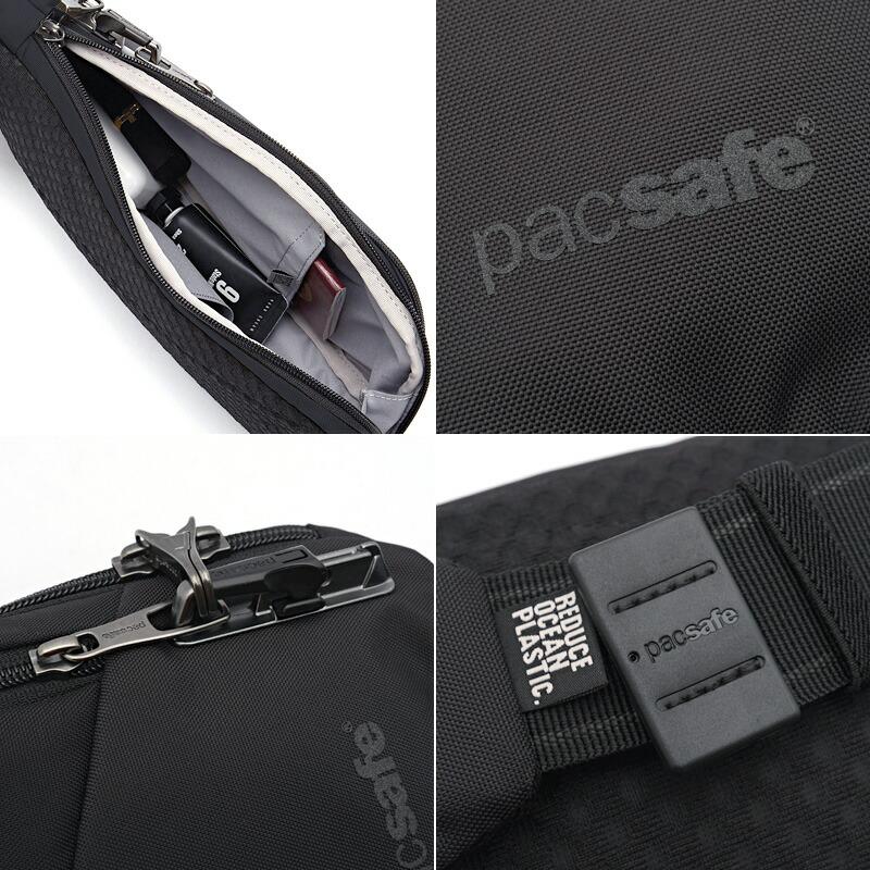 PACSAFE パックセーフ #12970325 Vアクションスリングバイブ150 スリングパック鞄 カバン バッグ メンズ レディース 男性 女性 ワンショルダー 斜め掛け 縦型_3