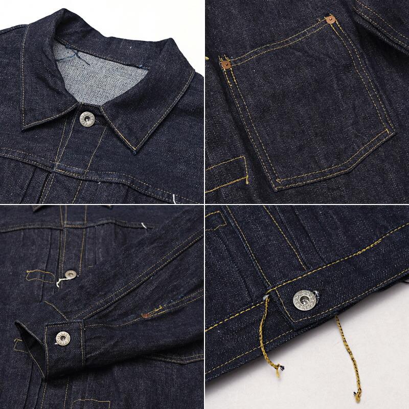 ノベルティープレゼント SUGAR CANE シュガーケーン #SC19008 SUGAR CANE Super “Denim” Collectibles #08 13.5oz. ブルーデニム ジャケット｜seabees｜03