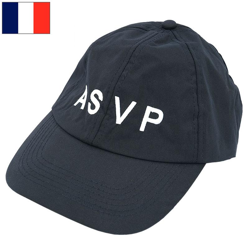 フランス ASVP キャップ ネイビー #2 デッドストック HC084NN ポリス