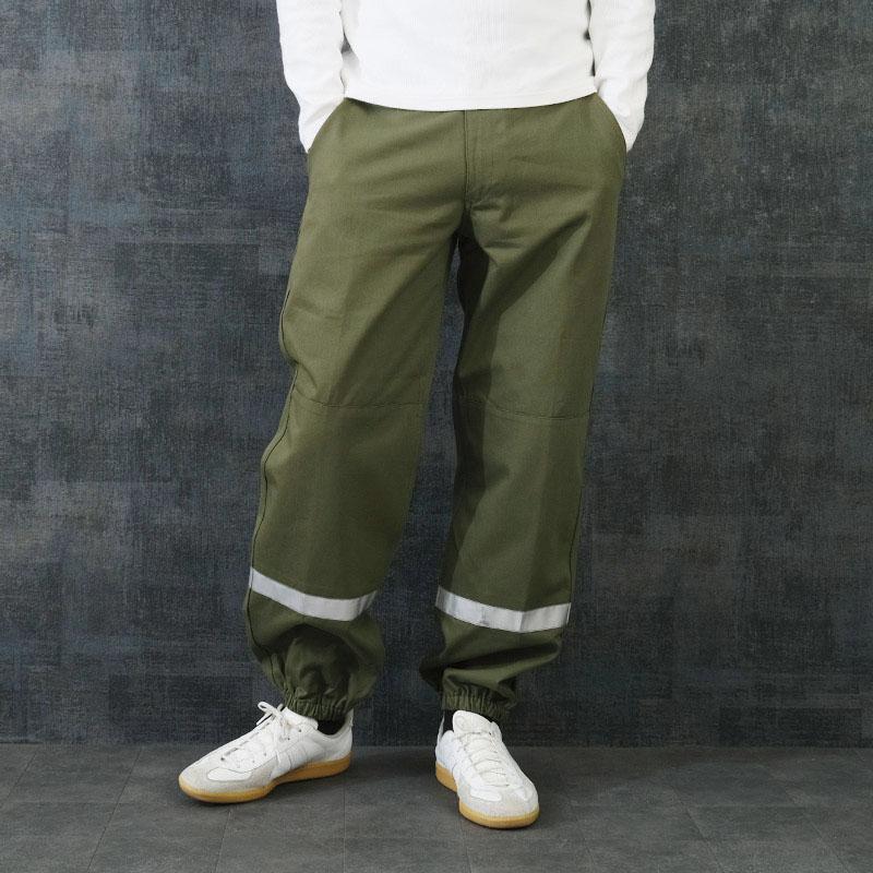 フランス軍 リフレクター メカニックパンツ オリーブ デッドストック
