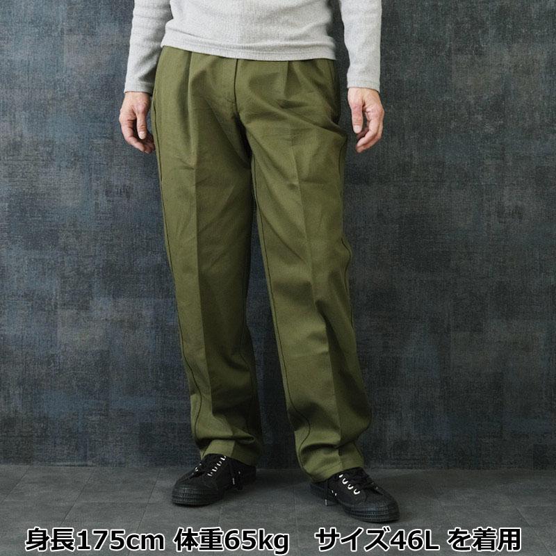 フランス軍 メカニックパンツ オリーブ レディース サイズ40以下 フランス軍 メカニックパンツ オリーブ レディース サイズ40以下