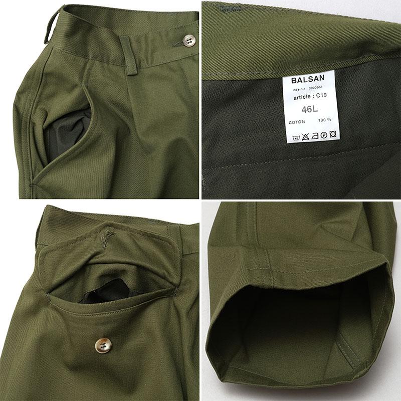 フランス軍 メカニックパンツ オリーブ レディース サイズ42以上