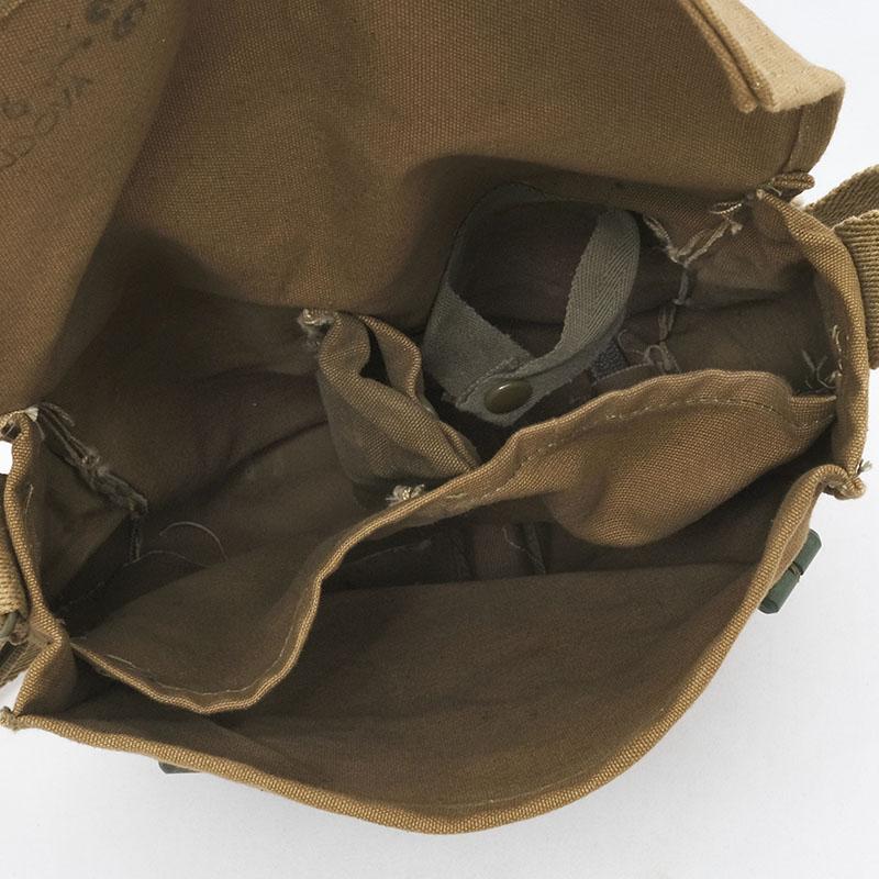 チェコ軍 キャンバス ショルダーバッグ ウッドボタン デッドストック